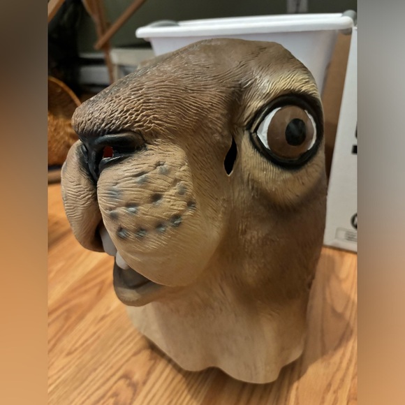 Squirrel Mask Costume Head Halloween Realistic ,Latex - Picture 2 of 8